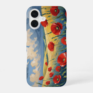 Coque iPhone 16 El susurro del viento en las amapolas
