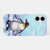 Coque iPhone 16 Électronique Pingouin (Verso Horizontal)