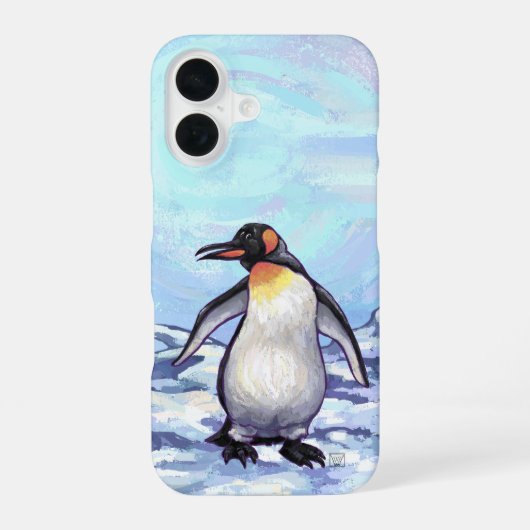 Coque iPhone 16 Électronique Pingouin (Verso)