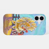 Coque iPhone 16 Électronique Poulet (Verso Horizontal)