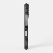 Coque iPhone 16 Élégance de pierre fracturée (Côté droit)