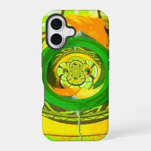 Coque iPhone 16 Élégance Dorée : Belle Art de Rose Jaune Africaine