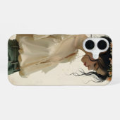 Coque iPhone 16 Élégance Douce dans une Danse de Papillon (Verso Horizontal)