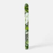 Coque iPhone 16 Élégance Émeraude : Feuilles Vertes en Taillage Di (Côté gauche)