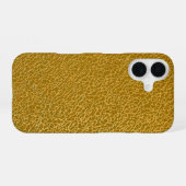 Coque iPhone 16 Elégant Gold Texture Protective (Verso Horizontal)