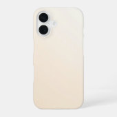 Coque iPhone 16 Elégant Soft Gold Gradient iPhone 16 Coque - Luxe (Verso)