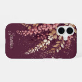 Coque iPhone 16 Elégante Cascade Laburnum (Verso Horizontal)
