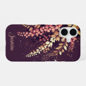 Coque iPhone 16 Elégante Cascade Laburnum (Verso Horizontal)