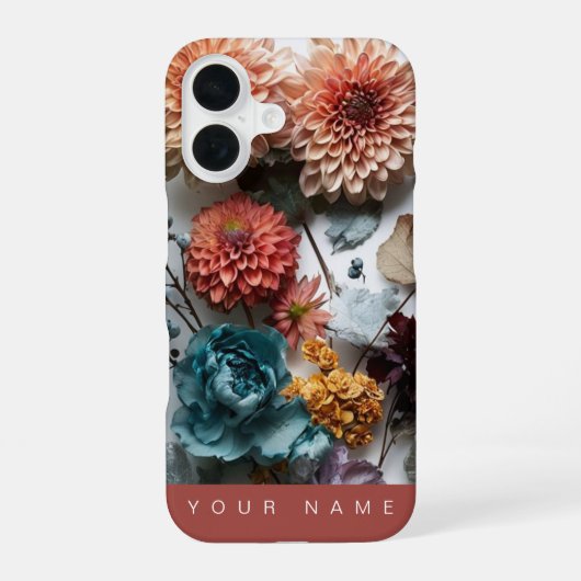 Coque iPhone 16 Élégante pêche à l'essence (Verso)