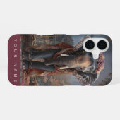 Coque iPhone 16 Eléphant botanique (Verso Horizontal)