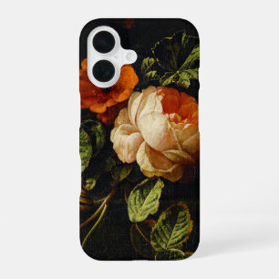 Coque iPhone 16 Elias van den Broeck, Nature morte avec roses