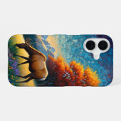 Coque iPhone 16 Elk in Mountain Meadow (Verso Horizontal)
