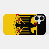 Coque iPhone 16 emblème allemand (Verso Horizontal)