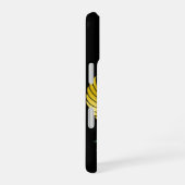 Coque iPhone 16 Emblème du drapeau du Liban (Côté droit)