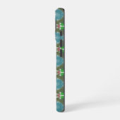 Coque iPhone 16 Emerald Tide Kaleidoscope (Côté gauche)