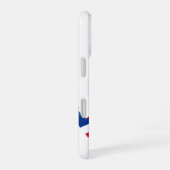 Coque iPhone 16 Empreinte de main Drapeau Royaume-Uni (Côté droit)