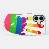 Coque iPhone 16 Empreinte Rainbow (Verso Horizontal)