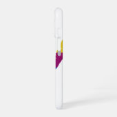 Coque iPhone 16 Empreinte Rainbow (Côté gauche)