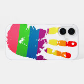 Coque iPhone 16 Empreinte Rainbow (Verso Horizontal)