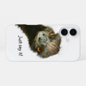 Coque iPhone 16 Emu Drôle Juste Le Dire (Verso Horizontal)