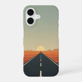 Coque iPhone 16 Endless Desert Highway (Verso)