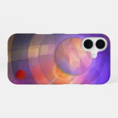 Coque iPhone 16 Énergie solaire, abstraite artistique (Verso Horizontal)