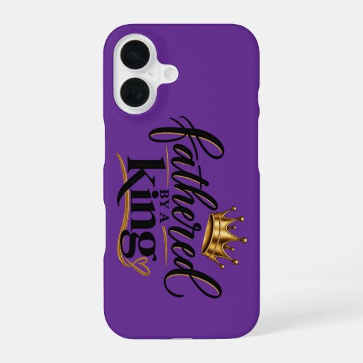 Coque iPhone 16 Engendré par un Roi (Verso)