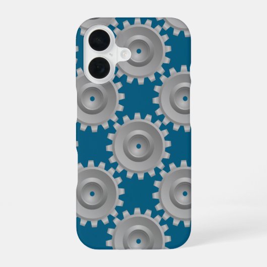 Coque iPhone 16 Engrenages (Verso)