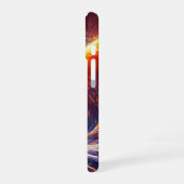 Coque iPhone 16 Espace d'eau de feu (Côté gauche)