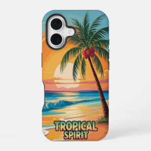 Coque iPhone 16 Esprit Tropical