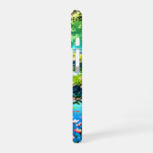 Coque iPhone 16 Étang de source caché – Paysage d'anime (Côté gauche)