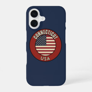 Coque iPhone 16 État du Connecticut