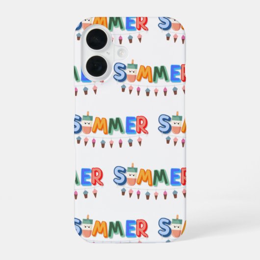 Coque iPhone 16 été (Verso)