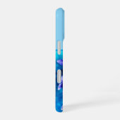Coque iPhone 16 Été Papillon Bleu, (Côté droit)