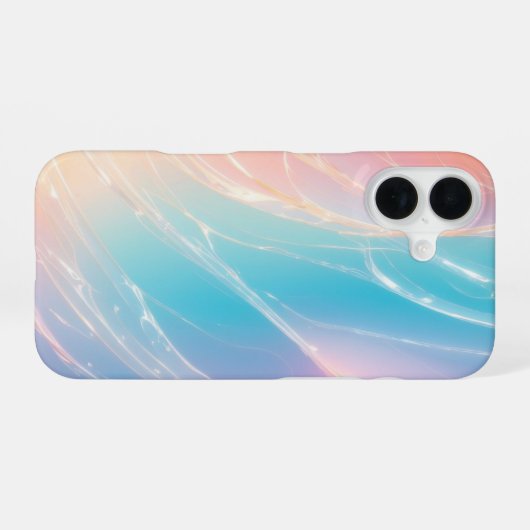 Coque iPhone 16 Ethereal Light Veil Streamline Phone Case (Verso Horizontal)
