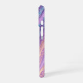 Coque iPhone 16 Ethereal Purple & Turquoise Marble Art Phone Case (Côté gauche)