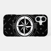 Coque iPhone 16 Étoile orientale de minuit (Verso Horizontal)