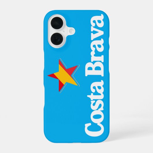 Coque iPhone 16 Étoiles d'Espagne – Costa Brava (Verso)