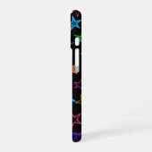 Coque iPhone 16 Étoiles néon (Côté gauche)