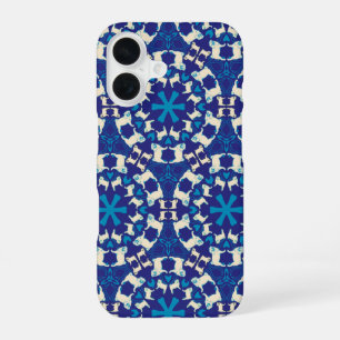 Coque iPhone 16 Étui à motif de pug