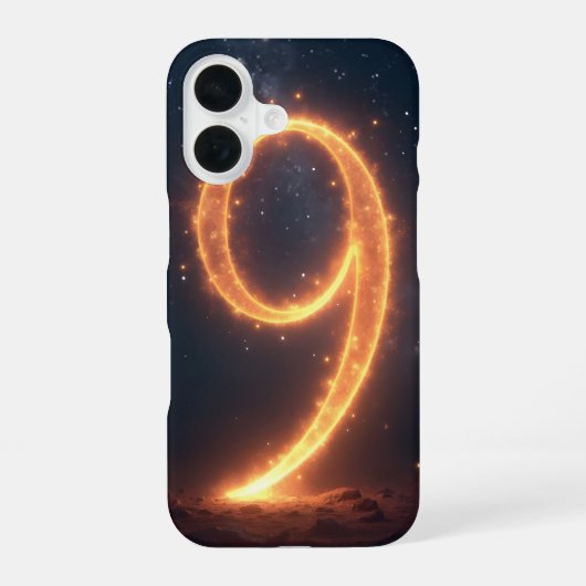 Coque iPhone 16 Étui avec numéro de destinée (Verso)