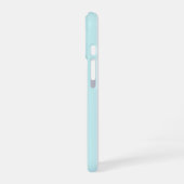 Coque iPhone 16 étui bleu simple (Côté gauche)
