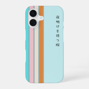 Coque iPhone 16 étui bleu simple