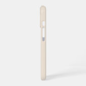 Coque iPhone 16 Étui Case-Mate à la mode blanc antique avec monogr (Côté gauche)