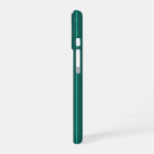 Coque iPhone 16 Étui Case-Mate rayé sarcelle (Côté gauche)