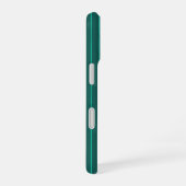 Coque iPhone 16 Étui Case-Mate rayé sarcelle (Côté droit)