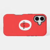 Coque iPhone 16 Étui Case-Mate Tough pour iPhone 16 INITIAL PERSON (Verso Horizontal)