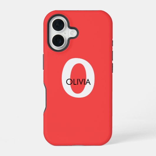 Coque iPhone 16 Étui Case-Mate Tough pour iPhone 16 INITIAL PERSON (Verso)