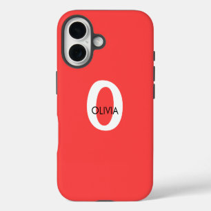 Coque iPhone 16 Étui Case-Mate Tough pour iPhone 16 INITIAL PERSON