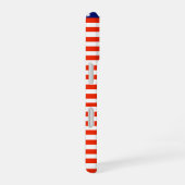 Coque iPhone 16 Étui de smartphone avec drapeau des États-Unis (Côté droit)